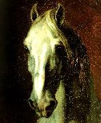 charles emile callande tete de cheval blanc Sweden oil painting artist